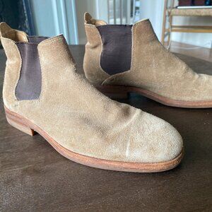 H by Hudson Tonti Suede Chelsea Boots- Size 40 Women's
